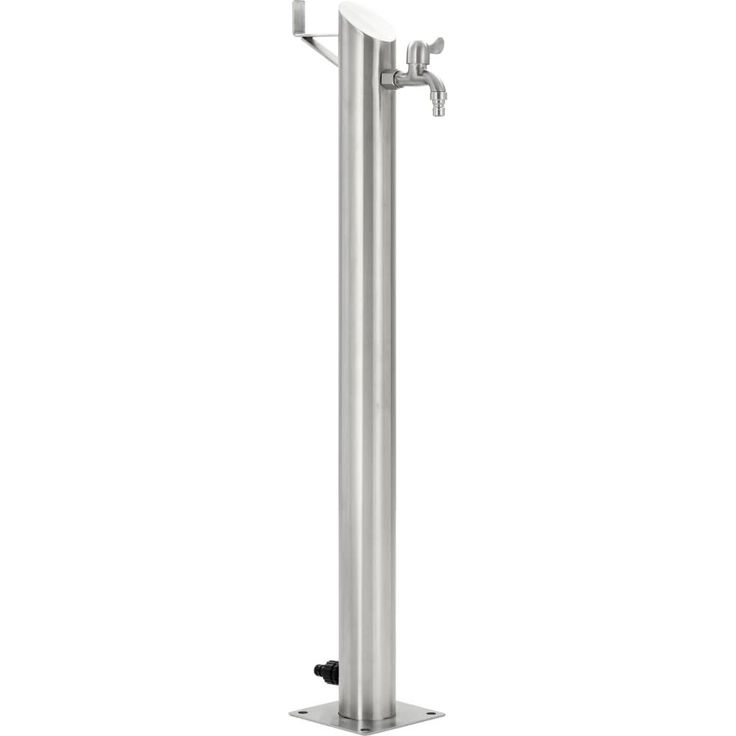Puutarhan hanapylväs pyöreä ruostumaton teräs 95 cm_1