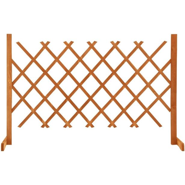 Puutarhan säleikköaita oranssi 120x90 cm täysi kuusi