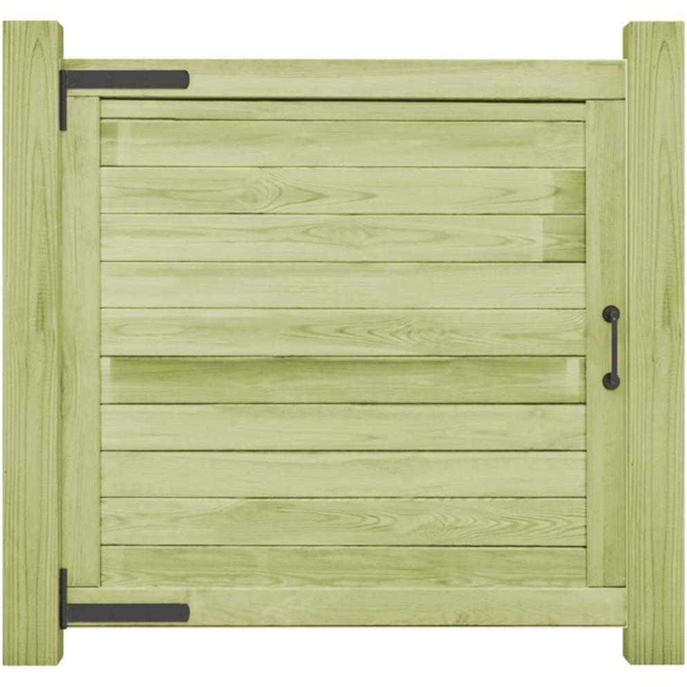 Puutarhaportti kyllästetty mänty 100x100 cm