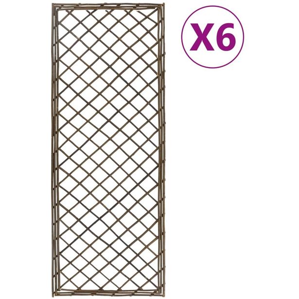 Puutarhasäleikkö 6 kpl 30x120cm paju_1