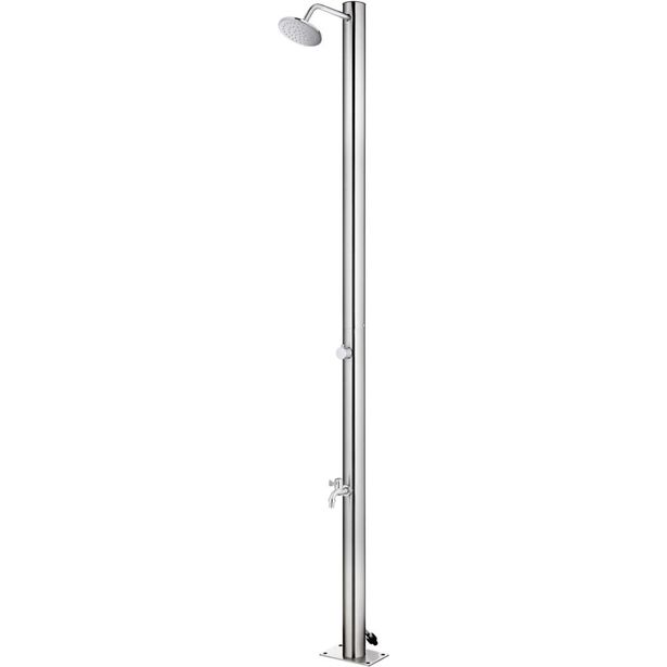 Puutarhasuihku 215 cm ruostumaton teräs_1