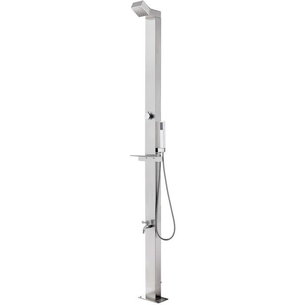 Puutarhasuihku 220cm ruostumaton teräs_1