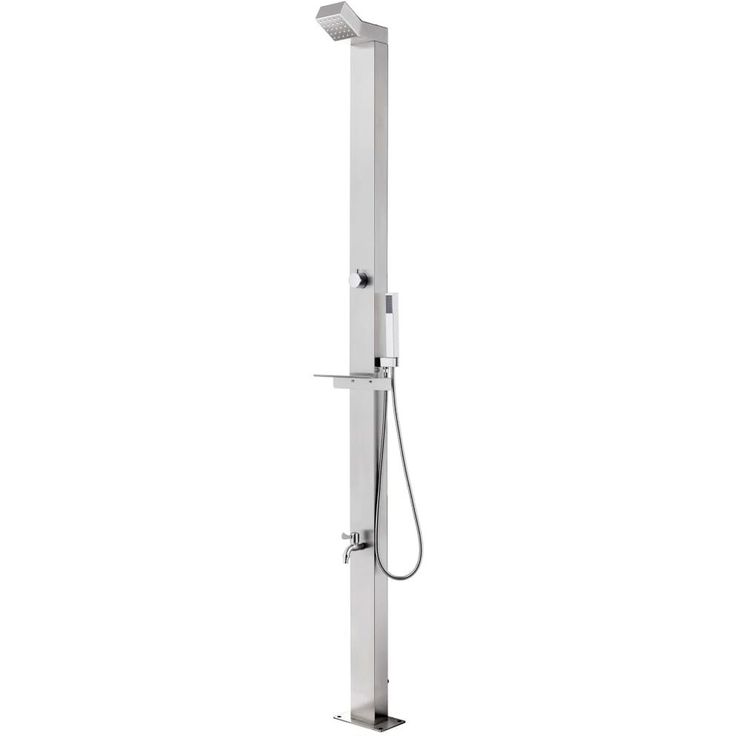 Puutarhasuihku 220cm ruostumaton teräs_1