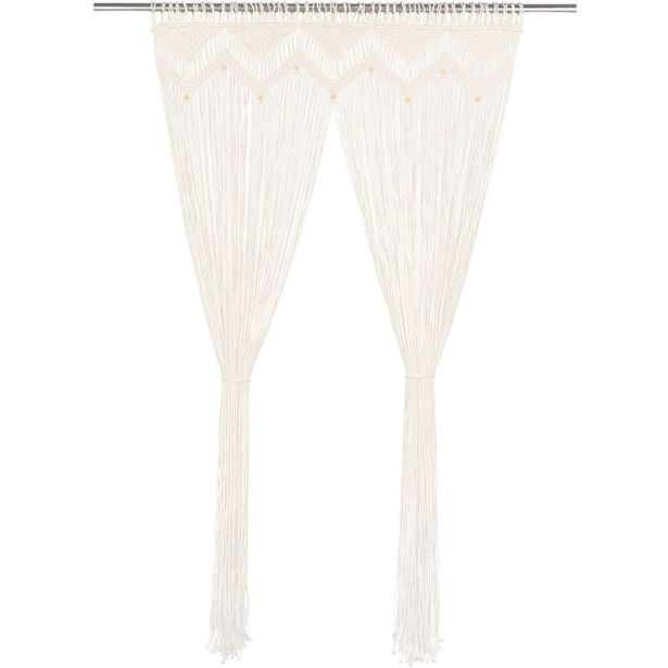 Puuvillainen macrame verho 140x240 cm_1