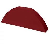 Harjalistan päätykappale pyöreä Ruukki, RR29 punainen