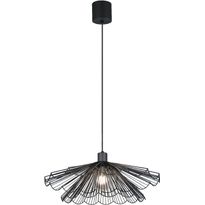 Riippuvalaisin Trio Margarita 50cm, E27, mattamusta, tuplavarjostin