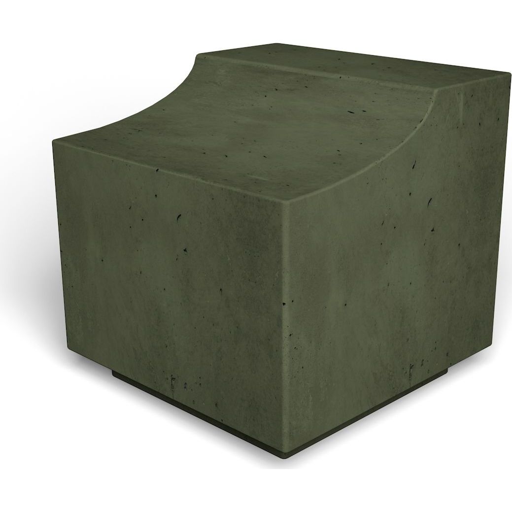 Betonipenkki RB Rockline, suora, vihreä