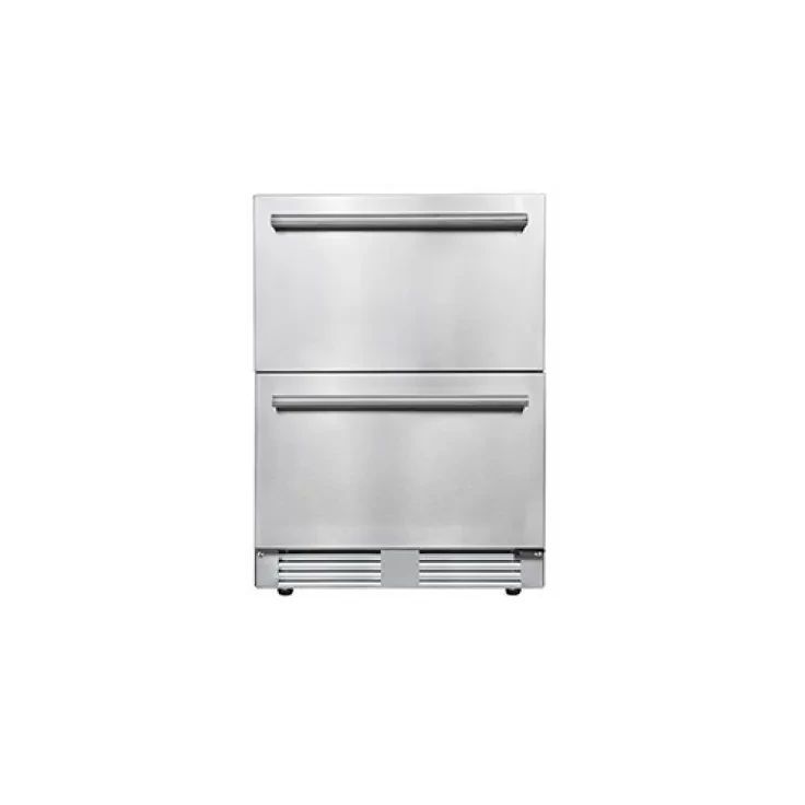 Laatikkojääkaappi Frigelux RE2T136A, 59,5cm, teräs