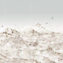 Mittatilaustapetti Rebel Walls Paper Mountains, Sepia (R13873)