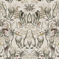 Mittatilaustapetti Rebel Walls The Swedish Forest, White (R16213)