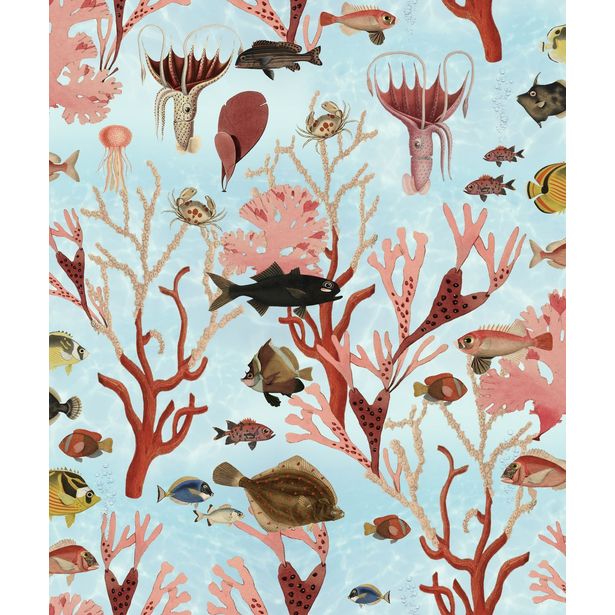 Tapetti Rebel Walls Aquarium Mint