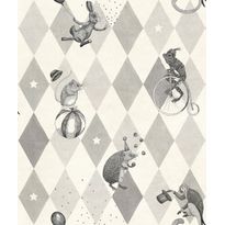 Tapetti Rebel Walls Circus Corner Graphite