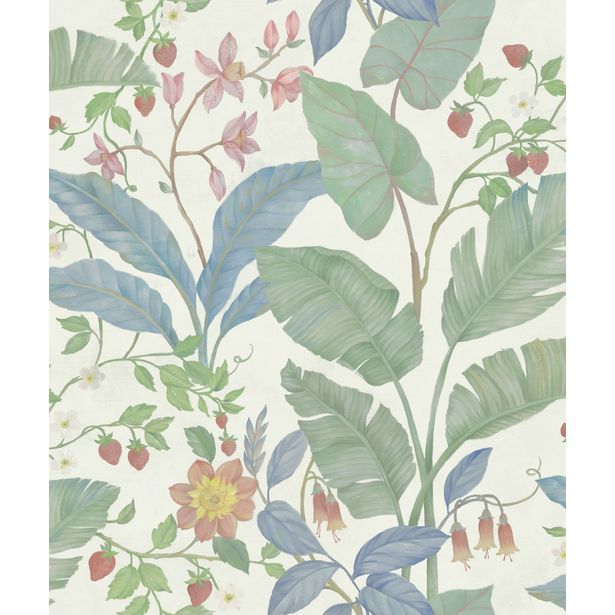 Tapetti Rebel Walls Strawberry Lane Ivory