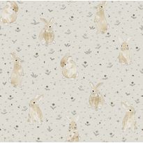 Tapetti Rebel Walls Bunny Field Sand