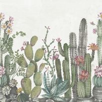 Mittatilaustapetti Rebel Walls Playfull Cactus, Ivory (R18452)