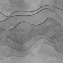Mittatilaustapetti Rebel Walls 3D Wave, Gray (R18628)