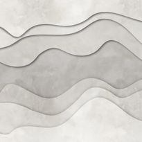 Mittatilaustapetti Rebel Walls 3D Wave, White (R18629)