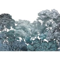 Mittatilaustapetti Rebel Walls Bellewood, Teal (R18637)