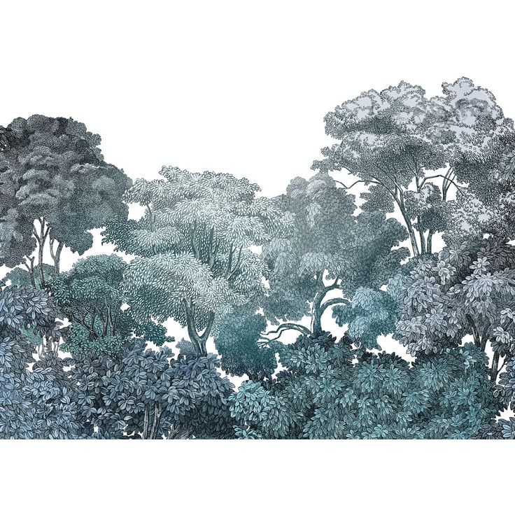 Mittatilaustapetti Rebel Walls Bellewood, Teal (R18637)