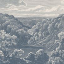 Mittatilaustapetti Rebel Walls Mystery Lake, Blue (R19217)