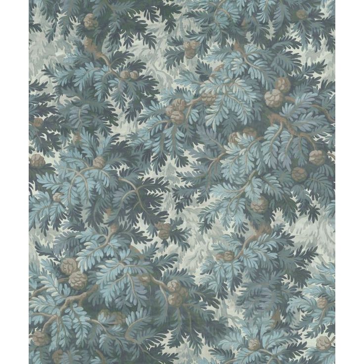 Metsätapetti Rebel Walls Spruce Forest sininen, mittatilaus, non-woven