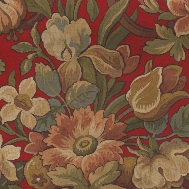 Mittatilaustapetti Rebel Walls Vintage Flora, Velvet (R19242)