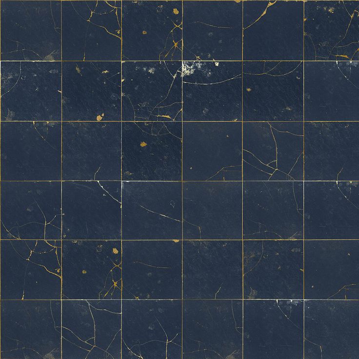 Mittatilaustapetti Rebel Walls Kintsugi Dark blue (R19295)