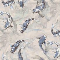 Mittatilaustapetti Rebel Walls Koi, Blue (R19302)