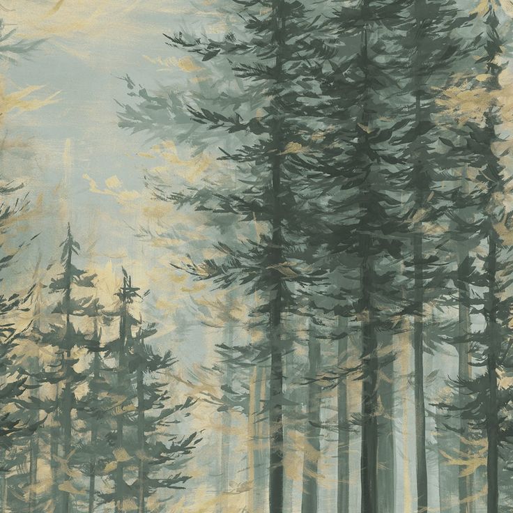 Mittatilaustapetti Rebel Walls Daybreak, Green (R19313)