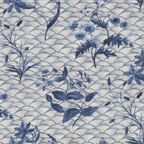 Mittatilaustapetti Rebel Walls Floral Ripple Blue (R19321)