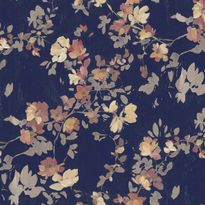 Mittatilaustapetti Rebel Walls Blooming Garden, Dark Blue (R19323)