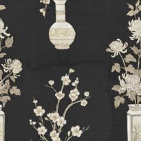 Mittatilaustapetti Rebel Walls Japanese Vases Graphite (R19340)