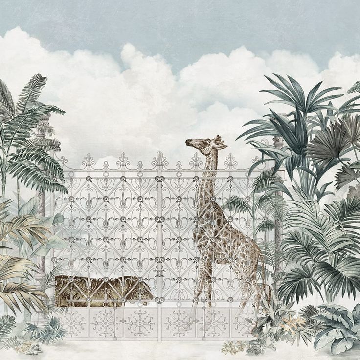 Mittatilaustapetti Rebel Walls Jaipur Animals (R19350)