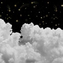 Mittatilaustapetti Rebel Walls Star Cloud Night (R19351)