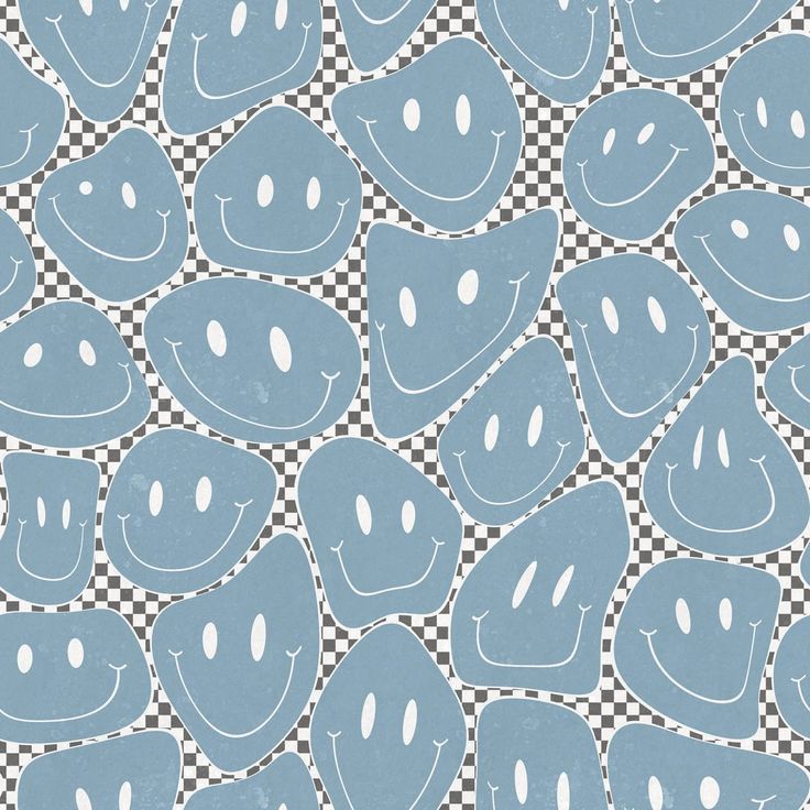 Mittatilaustapetti Rebel Walls Happy Rebel, Blue Chess (R19370)