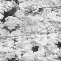 Mittatilaustapetti Rebel Walls Chubby Clouds, Graphite (R19390)
