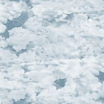 Mittatilaustapetti Rebel Walls Chubby Clouds, Soft Blue (R19392)