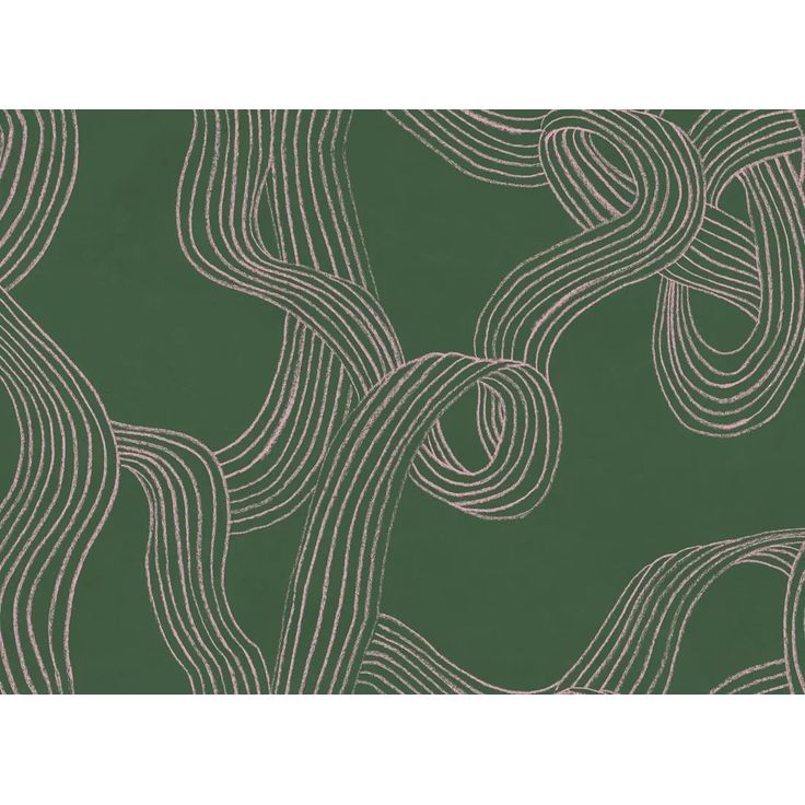 Kuvatapetti Rebel Walls Stripes Repeatable vihreä, mittatilaus, non-woven