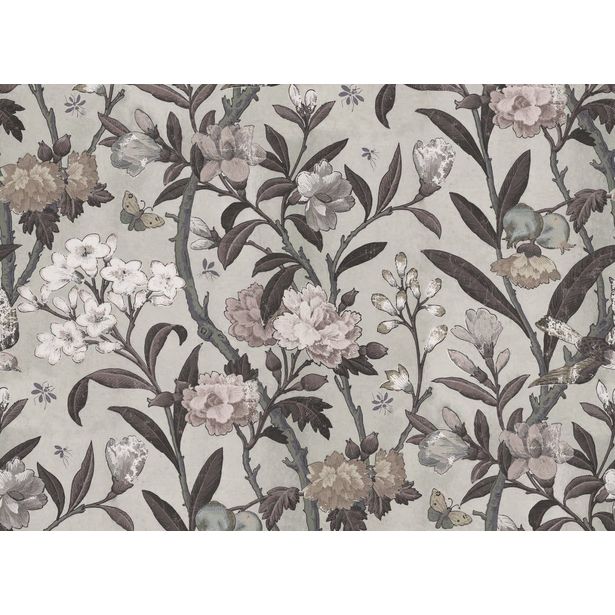 Kuvatapetti Rebel Walls Winding Bloom beige, mittatilaus, non-woven
