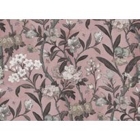 Kuvatapetti Rebel Walls Winding Bloom vaaleanpunainen, mittatilaus, non-woven