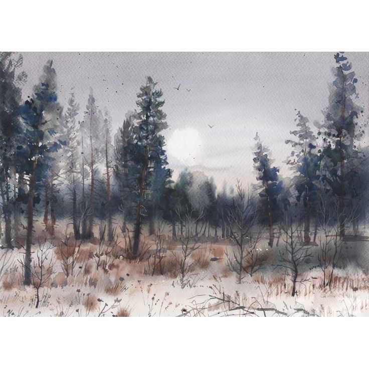 Metsätapetti Rebel Walls Melodic Forest sininen, mittatilaus, non-woven