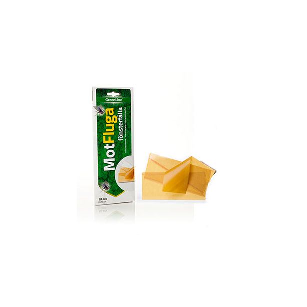Kärpäsloukku Greenline MotFluga, liimapinta, 10kpl