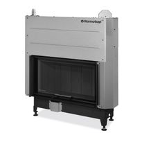 Takkasydän Romotop Heat H3LF 06, 4,5-11,7 kW, 225 m3