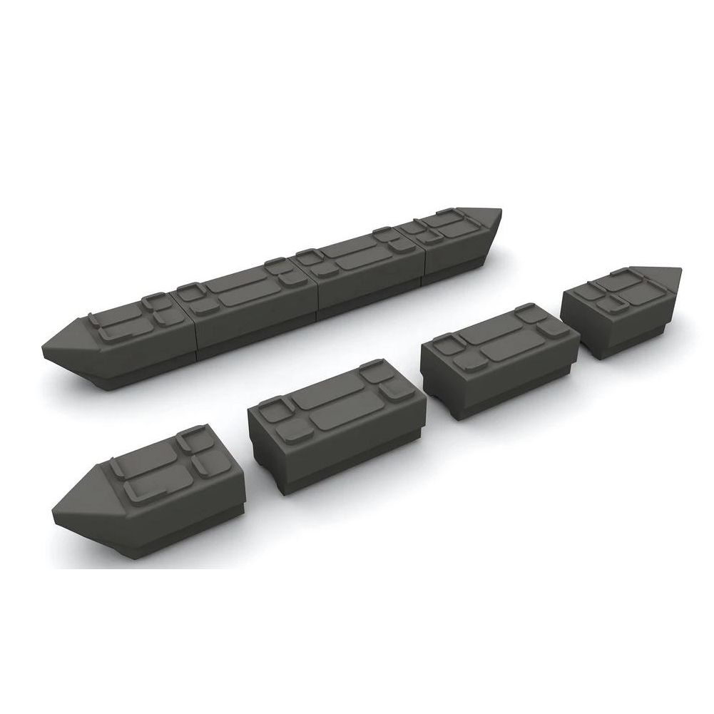 Lauttaponttoni Rotomon, 4 runko-osaa + 4 kärkiosaa