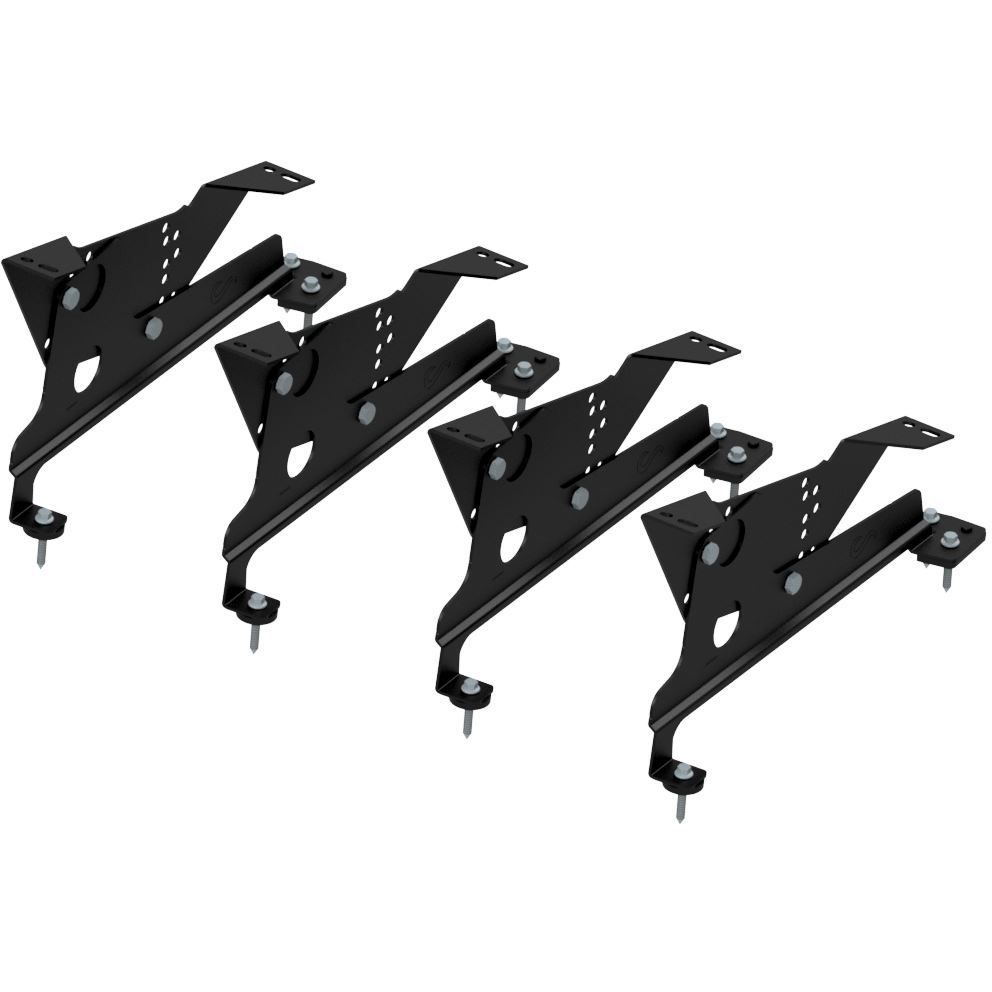 Kattosillan asennussarja Ruukki teräskatoille (Muotokate 350 MK2), RR33 musta