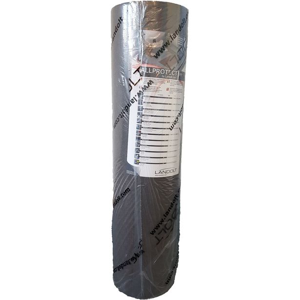 Porras- ja lattiasuoja Landolt Allprotect FR, itsekiinnittyvä, paloajatkamaton, antistaattinen, 1x25m