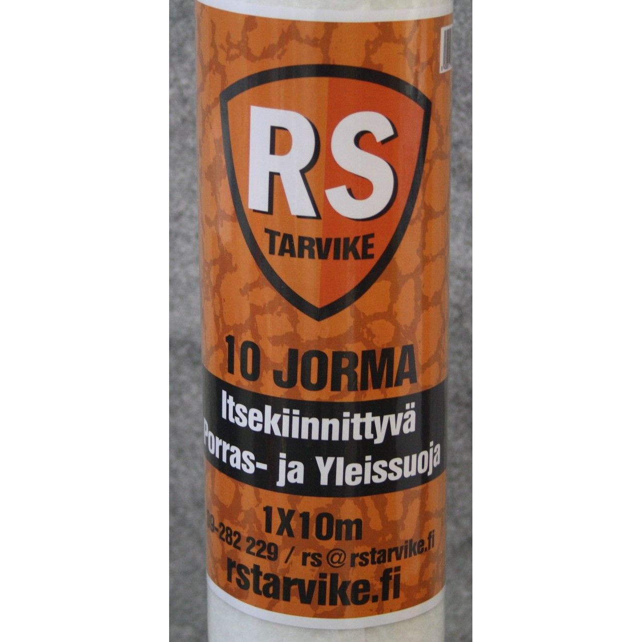 Porras- ja yleissuoja Jorma, itsekiinnittyvä, 1x10m