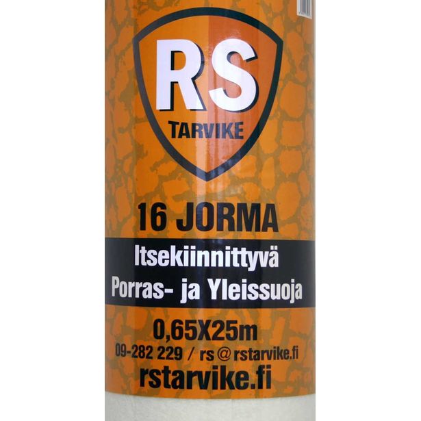 Porras- ja yleissuoja Jorma, itsekiinnittyvä, eri kokoja