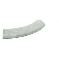 Liimattava reunakivi Rudus, kaarre R750 kupera, 589x130x80mm, sileä, harmaa