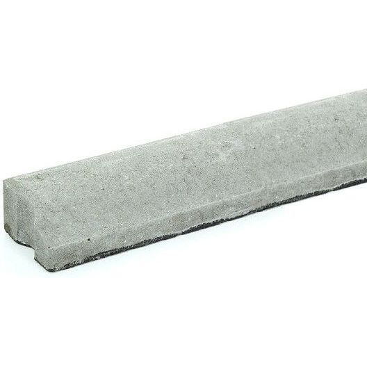 Liimattava reunakivi Rudus, suora, 1000x130x80mm, sileä, harmaa